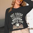 Reading All Winter Cozy Book Lover And Literary Escape Unisex Long Sleeve T-Shirt