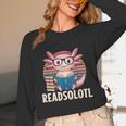 Readsolotl Axolotl Reading Book Lover Kawaii Bookworms Unisex Long Sleeve T-Shirt Readsolotl Axolotl Reading Book Lover Kawaii Bookworms Unisex Long Sleeve T-Shirt