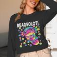 Readsolotl Cute Axolotl Book Lover Reading Women Girls Unisex Long Sleeve T-Shirt Readsolotl Cute Axolotl Book Lover Reading Women Girls Unisex Long Sleeve T-Shirt