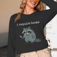 i Require Books Raccoon Unisex Long Sleeve T-Shirt i Require Books Raccoon Unisex Long Sleeve T-Shirt