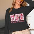 Retro Coquette Bow All Booked For Valentines Book Lover Cute Unisex Long Sleeve T-Shirt Retro Coquette Bow All Booked For Valentines Book Lover Cute Unisex Long Sleeve T-Shirt