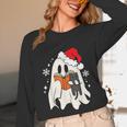 Retro Ghost Reading Book With Cat Bookish Club Christmas Men Women Kids Unisex Long Sleeve T-Shirt Retro Ghost Reading Book With Cat Bookish Club Christmas Men Women Kids Unisex Long Sleeve T-Shirt