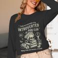 Retro Proud Anti Social Member Of Introverted Book Club Unisex Long Sleeve T-Shirt Retro Proud Anti Social Member Of Introverted Book Club Unisex Long Sleeve T-Shirt