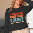 Retro Superheroes Art Graphic Novels Vintage Comic Books Unisex Long Sleeve T-Shirt Retro Superheroes Art Graphic Novels Vintage Comic Books Unisex Long Sleeve T-Shirt