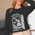 Retro Trendy Bookish Book Lover Reading Quotes Leaving Reality Entering Fiction -Adults Small Short Sleeve T-Shirt Unisex Long Sleeve T-Shirt Retro Trendy Bookish Book Lover Reading Quotes Leaving Reality Entering Fiction -Adults Small Short Sleeve T-Shirt Unisex Long Sleeve T-Shirt