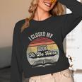 Retro Vintage I Closed My Book To Be Here Reading Teacher Unisex Long Sleeve T-Shirt