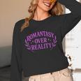 Romantasy Book Reader Aesthetic With Fantasy Feels Unisex Long Sleeve T-Shirt Romantasy Book Reader Aesthetic With Fantasy Feels Unisex Long Sleeve T-Shirt