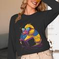 Rubber Duck Rubber Duckie Reading Book Rubber Duckling Unisex Long Sleeve T-Shirt