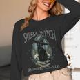 Salem Witch Book Club Cat Reading Witchy Halloween Men Unisex Long Sleeve T-Shirt Salem Witch Book Club Cat Reading Witchy Halloween Men Unisex Long Sleeve T-Shirt