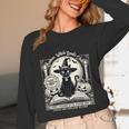 Salem Witch Book Club Vintage Halloween Cat Book Lover Unisex Long Sleeve T-Shirt