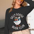 Silly Goose Book Club Reading Lover Unisex Long Sleeve T-Shirt