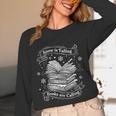 Snow Is Falling Books Are Calling Winter Reading Unisex Long Sleeve T-Shirt
