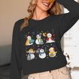 Snowman Reading Books Teacher Christmas Librarian Bookworm Unisex Long Sleeve T-Shirt Snowman Reading Books Teacher Christmas Librarian Bookworm Unisex Long Sleeve T-Shirt