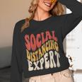 Social Distancing Expert Introvert Unisex Long Sleeve T-Shirt