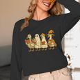 Spooky Halloween Book Lover Halloween Reading Goose Unisex Long Sleeve T-Shirt Spooky Halloween Book Lover Halloween Reading Goose Unisex Long Sleeve T-Shirt