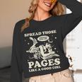 Spread Those Pages Like A Good Girl Shirt Smutty Spicy Book Unisex Long Sleeve T-Shirt