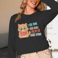 Stay Home Read Books Pet My Cat Regret Nothing Cats Book Unisex Long Sleeve T-Shirt