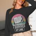 I Survived AP Lang Retro Book Graphic Unisex Long Sleeve T-Shirt I Survived AP Lang Retro Book Graphic Unisex Long Sleeve T-Shirt