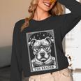 Tarot Card Vintage Pit Bull Pittie Dog Book Lover The Reader Unisex Long Sleeve T-Shirt Tarot Card Vintage Pit Bull Pittie Dog Book Lover The Reader Unisex Long Sleeve T-Shirt