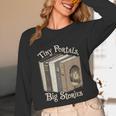 Tiny Portals Big Stories Book Nook Fantasy Gateway Unisex Long Sleeve T-Shirt Tiny Portals Big Stories Book Nook Fantasy Gateway Unisex Long Sleeve T-Shirt