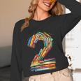 Toddler 2nd Birthday Books Themed 2 Year Old Boys Kids Girls Unisex Long Sleeve T-Shirt