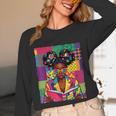 History Month Educated Black Women Girls Reading Book Unisex Long Sleeve T-Shirt