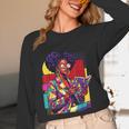 History Woman Reading Book Geometric Girl Educated Unisex Long Sleeve T-Shirt