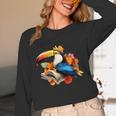 Toucan Reading Book Unisex Long Sleeve T-Shirt Toucan Reading Book Unisex Long Sleeve T-Shirt