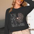 Trigger Warning Dark Romance Reader Smut Spicy Book Merch Unisex Long Sleeve T-Shirt Trigger Warning Dark Romance Reader Smut Spicy Book Merch Unisex Long Sleeve T-Shirt
