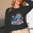 Turtle Bookworm Reading Book Bookworm Book Nerd Cute Graphic Unisex Long Sleeve T-Shirt