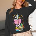 Unicorn Read Reading Book Librarian America Girls Women Unisex Long Sleeve T-Shirt Unicorn Read Reading Book Librarian America Girls Women Unisex Long Sleeve T-Shirt