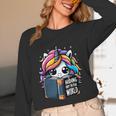 Unicorn Reading Book Reader Introvert Book Lover Humor Unisex Long Sleeve T-Shirt Unicorn Reading Book Reader Introvert Book Lover Humor Unisex Long Sleeve T-Shirt