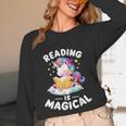 Unicorn Teacher Reading Is Magical Book Unisex Long Sleeve T-Shirt Unicorn Teacher Reading Is Magical Book Unisex Long Sleeve T-Shirt