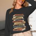 Vintage Books History Retro Book Lover Teacher Unisex Long Sleeve T-Shirt Vintage Books History Retro Book Lover Teacher Unisex Long Sleeve T-Shirt