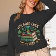 Vintage It's Good Luck To Read St Patrick's Day Book Lucky Unisex Long Sleeve T-Shirt Vintage It's Good Luck To Read St Patrick's Day Book Lucky Unisex Long Sleeve T-Shirt