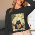 Vintage Japanese Cat Book Lovers Librarian Cat Dad Teacher Unisex Long Sleeve T-Shirt Vintage Japanese Cat Book Lovers Librarian Cat Dad Teacher Unisex Long Sleeve T-Shirt