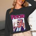 Vintage Movie Horror Poster Comic Book Graphic Film Night Unisex Long Sleeve T-Shirt