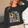 Wild About Reading Animals And Book Lovers Unisex Long Sleeve T-Shirt