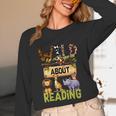 Wild About Reading Reading Books And Bookworm Library Day Unisex Long Sleeve T-Shirt Wild About Reading Reading Books And Bookworm Library Day Unisex Long Sleeve T-Shirt
