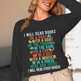 I Will Read Book On Boat Words For Kids Unisex Long Sleeve T-Shirt