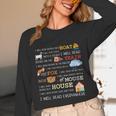 I Will Read Books On a Boat & Everywhere Reading Unisex Long Sleeve T-Shirt