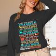 I Will Read Books On A Boat Kids Reading Read Books Unisex Long Sleeve T-Shirt I Will Read Books On A Boat Kids Reading Read Books Unisex Long Sleeve T-Shirt