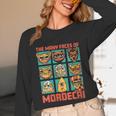 Women's DCC Many Faces Of Mordecai Grid Gamer Series Book Unisex Long Sleeve T-Shirt Women's DCC Many Faces Of Mordecai Grid Gamer Series Book Unisex Long Sleeve T-Shirt