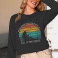 Women's Never Underestimate The Power Of A Girl With Book Reading Unisex Long Sleeve T-Shirt