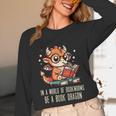 In World Of Bookworms Be Book Dragon Cute Women Kids Men Unisex Long Sleeve T-Shirt