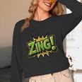 ZING Comic Book Retro Artwork – Cartoon Collector Unisex Long Sleeve T-Shirt