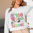 100th Day Of School Teacher Books 100 Days Of School Women Unisex Long Sleeve T-Shirt