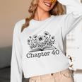 40th Birthday Chapter 40 Reading Book Lover 40 Year Old Unisex Long Sleeve T-Shirt