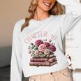 40th Birthday Chapter 40 Birthday Shirt Women Book Lover Unisex Long Sleeve T-Shirt