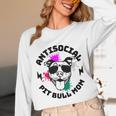 Antisocial Pit Bull Mom Pittie Introvert Dog Lover Pit Bull Unisex Long Sleeve T-Shirt Antisocial Pit Bull Mom Pittie Introvert Dog Lover Pit Bull Unisex Long Sleeve T-Shirt